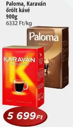Real Paloma, Karaván őrölt kávé ajánlat