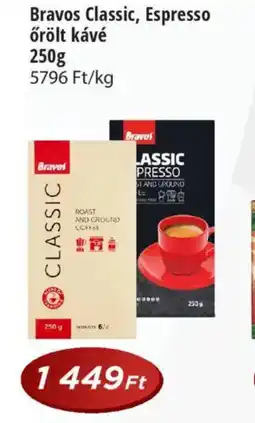 Real Bravos Classic, Espresso őrölt kávé ajánlat