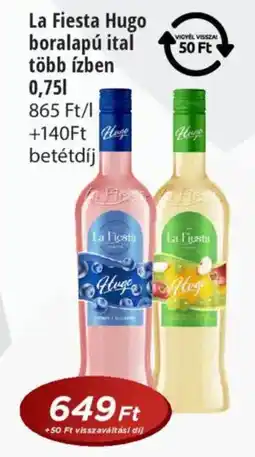 Real La Fiesta Hugo boralapú ital több ízben ajánlat