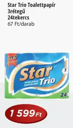 Real Star Trio Toalettpapír ajánlat