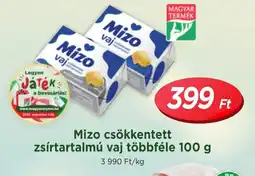 Real Mizo csökkentett zsírtartalmú vaj ajánlat