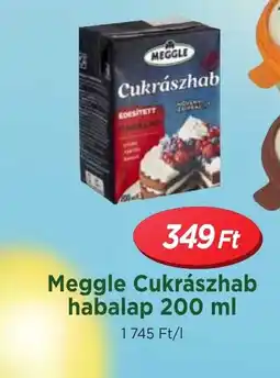 Real Meggle Cukrászhab habalap ajánlat