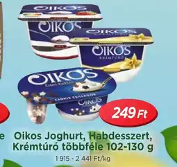 Real Oikos Joghurt, Habdesszert ajánlat