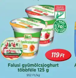 Real Falusi gyümölcsjoghurt ajánlat