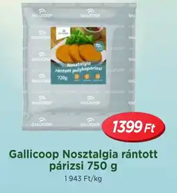 Real Gallicoop Nosztalgia rántott párizsi ajánlat