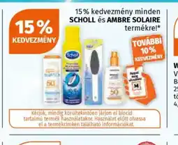 Müller Scholl és Ambre Solaire termékek ajánlat