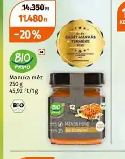 Müller Bio Primo Manuka méz ajánlat