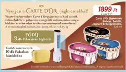 Real Carte d'Or jégkrémek Baileys, Somlói ajánlat