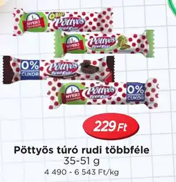 Real Pöttyös túró rudi ajánlat