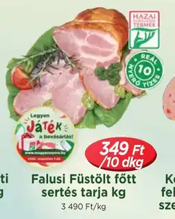 Real Falusi Füstölt főtt sertés tarja ajánlat