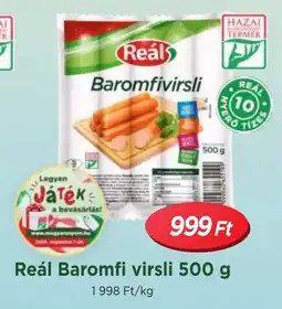Real Reál Baromfi virsli ajánlat
