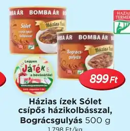 Real Házias ízek Sólet csípős házikolbásszal ajánlat