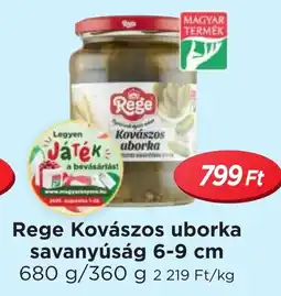 Real Rege Kovászos uborka savanyúság ajánlat
