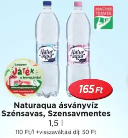 Real Naturaqua ásványvíz Szénsavas, Szensavmentes ajánlat