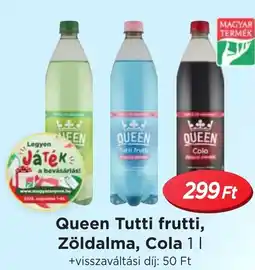 Real Queen Tutti frutti, Zöldalma, Cola ajánlat