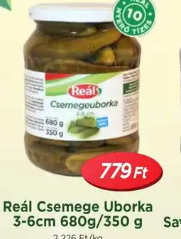 Real Reál Csemege Uborka 3-6cm ajánlat