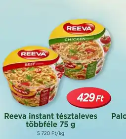 Real Reeva instant tésztaleves ajánlat