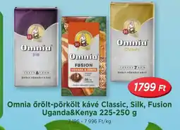 Real Omnia őrölt-pörkölt kávé Classic, Silk ajánlat