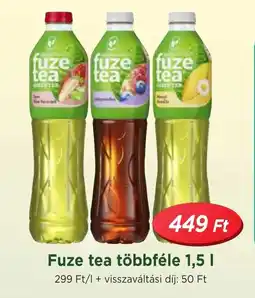 Real Fuze tea többféle ajánlat
