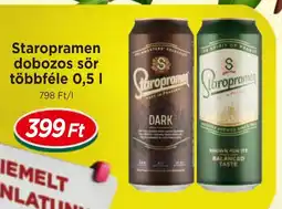 Real Staropramen dobozos sör ajánlat