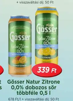 Real Gösser Natur Zitrone 0,0% ajánlat