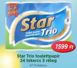 Real Star Trio toalettpapír ajánlat