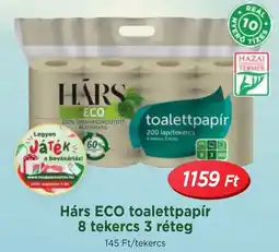 Real Hárs ECO toalettpapír ajánlat