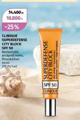 Müller Clinique Superdefense city block SPF 50 ajánlat
