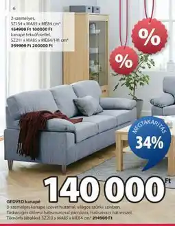 JYSK GEDVED kanapé ajánlat