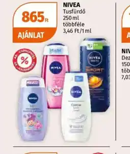 Müller Nivea Tusfürdő ajánlat