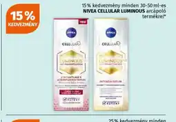 Müller Nivea Cellular Luminous arcápol termék ajánlat
