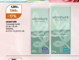 Müller Sanature Tisztasági betét ajánlat