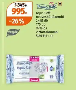 Müller Beauty Baby Aqua Soft nedves törlőkendő ajánlat