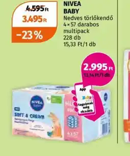 Nivea Baby Nedves törlőkendő