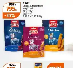 Müller Rinti Chicko jutalomfalat kutyáknak ajánlat