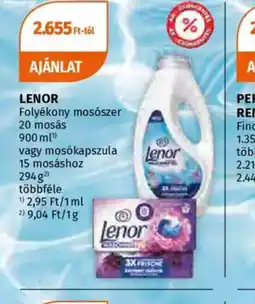 Müller Lenor Folyékony mosszer ajánlat