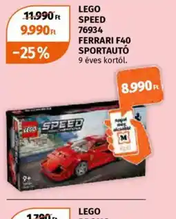 Müller Lego Speed 76934 Ferrari F40 Sportaut ajánlat