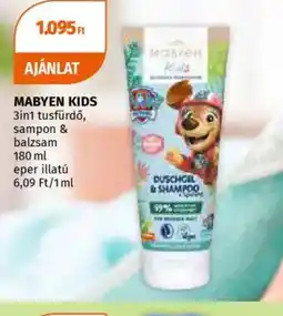 Müller Mabyen Kids 3in1 tusfürdő, sampon & balzsam ajánlat