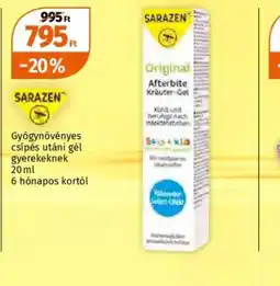 Müller Sarazen Gygynövényes csípés utáni gél ajánlat