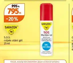 Müller Sarazen S.O.S. csípés utáni gél ajánlat