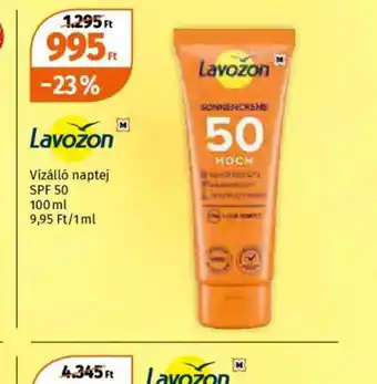 Müller Lavozon vízáll naptej ajánlat