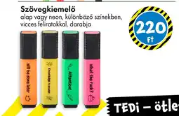 Tedi Szövegkiemelő ajánlat