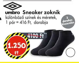 Tedi Umbro Sneaker zoknik ajánlat