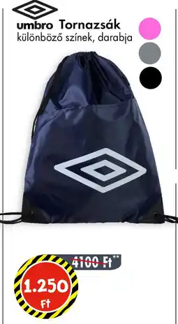 Tedi Umbro Tornazsák ajánlat