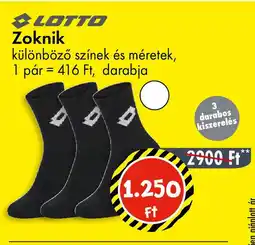 Tedi Lotto Zoknik ajánlat