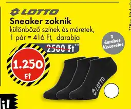 Tedi Lotto Sneaker zoknik ajánlat