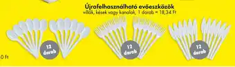 Tedi Újrafelhasználható evőeszközök ajánlat