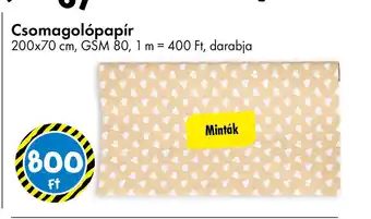 Tedi Csomagolópapírok ajánlat