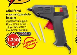 Mini forró ragasztópisztoly készlet