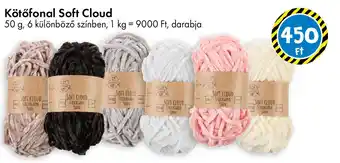 Tedi Kötőfonal Soft Cloud ajánlat